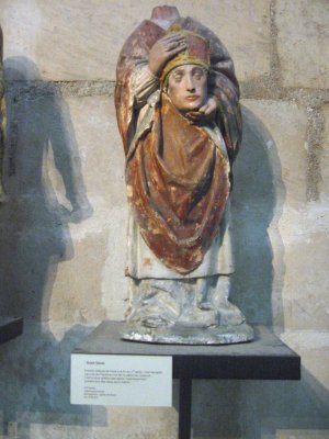 Statue of St Denis.